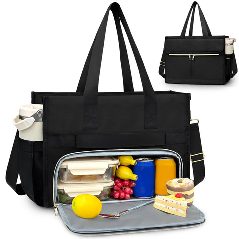 PASMAN insulated lunch bag with laptop compartment for secure work on the go.
