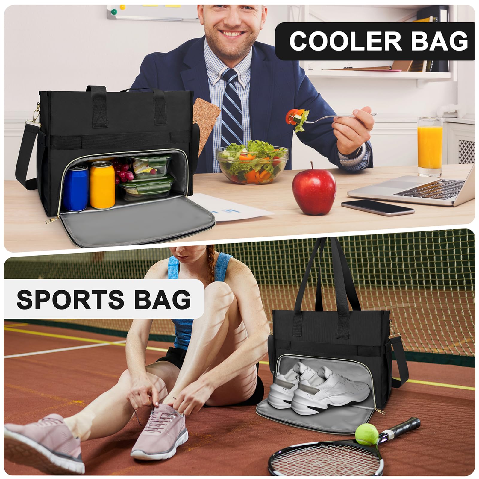 PASMAN adjustable shoulder strap provides a comfortable fit for long days at work.