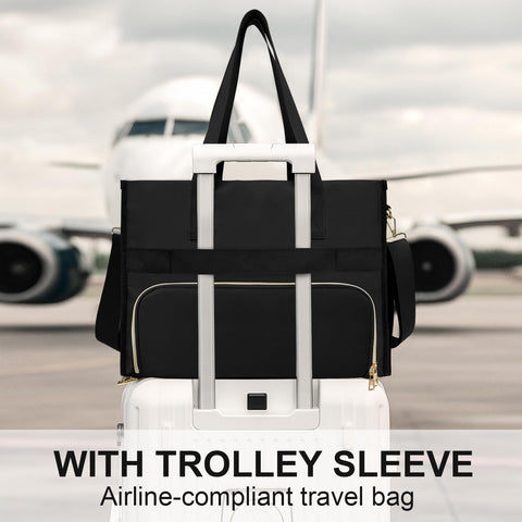 PASMAN lightweight tote weighs about 1.65 pounds for easy carrying.