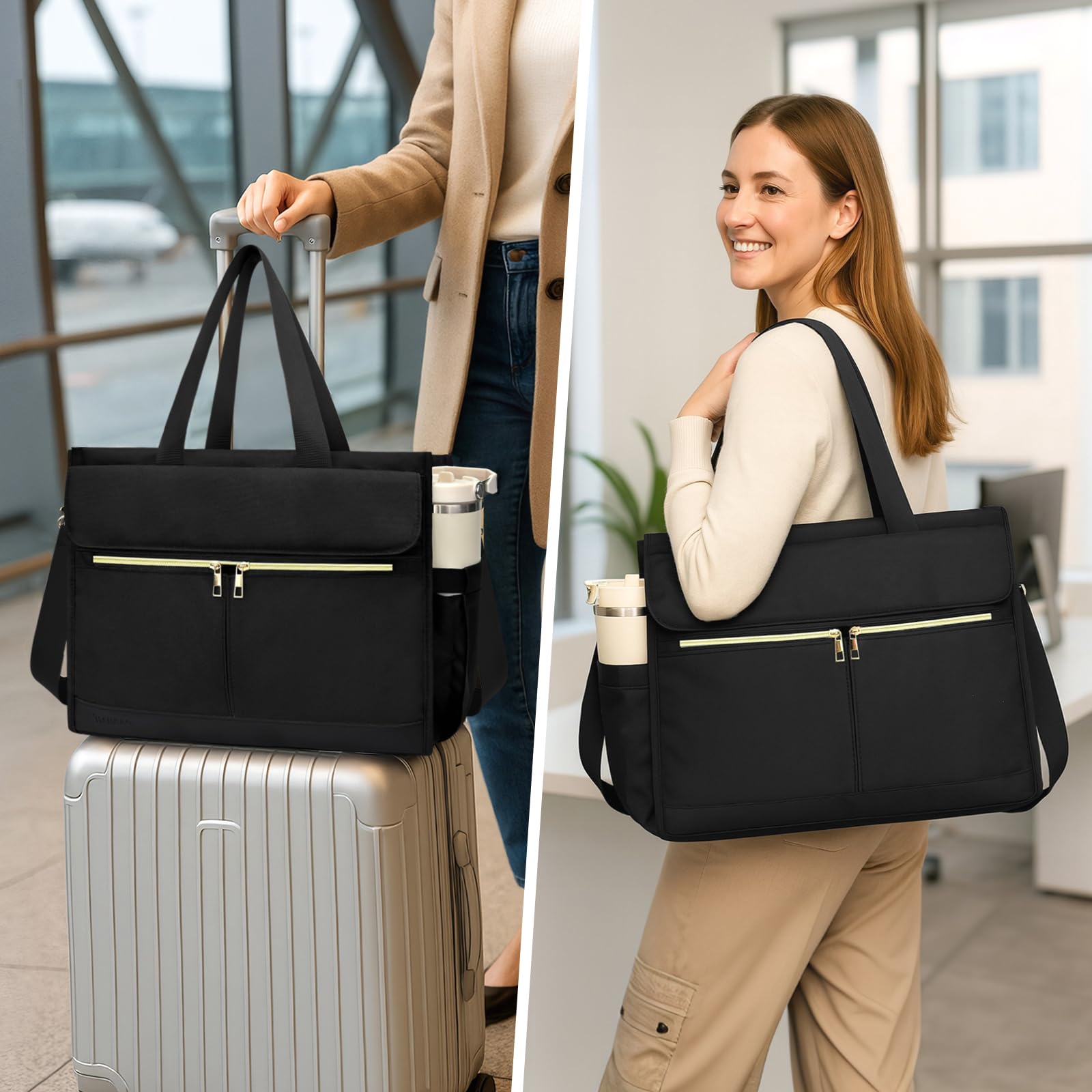 PASMAN 16.7 inches long ensures ample space for meals and essentials without bulk.