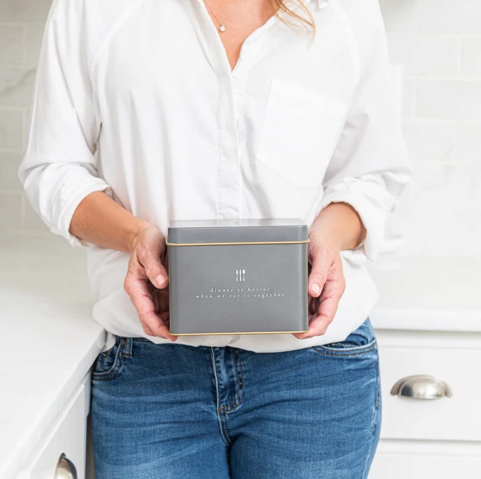 Gift-ready tin makes a thoughtful bridal or housewarming present.