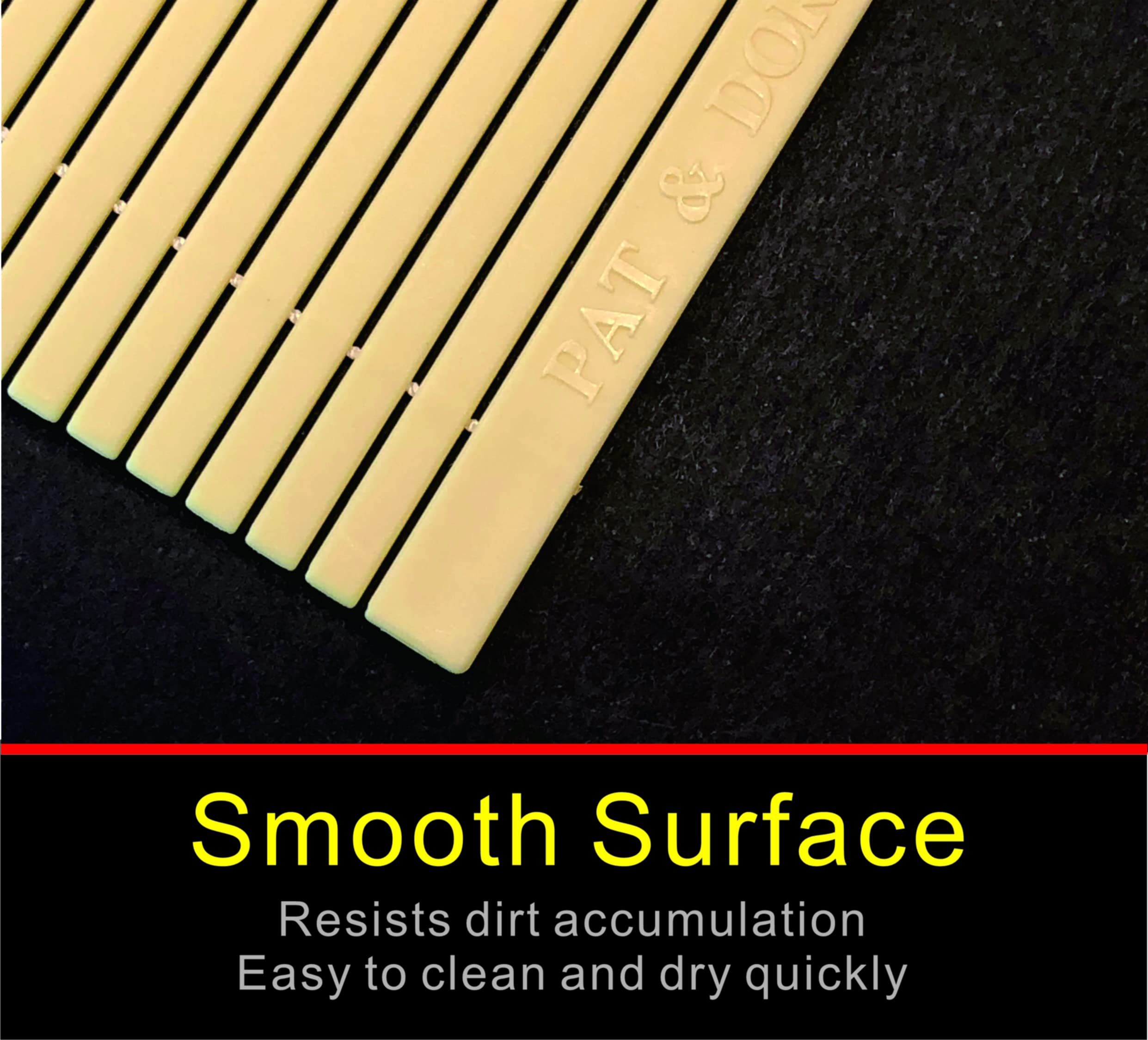 Pat & Doris sushi mat cleans quickly and dries fast after use.
