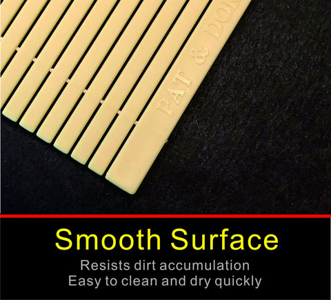Pat & Doris sushi mat cleans quickly and dries fast after use.