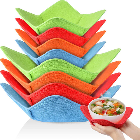 Patelai small bowl holders protect hands lifting hot bowls in microwave