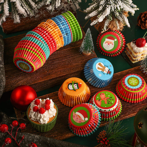 Patelai Christmas wrappers feature bright colors to elevate party snack displays