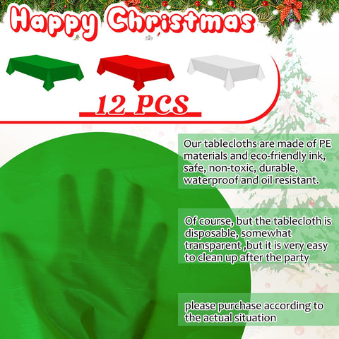Patelai disposable plastic tablecloth waterproof protects surfaces during meals.