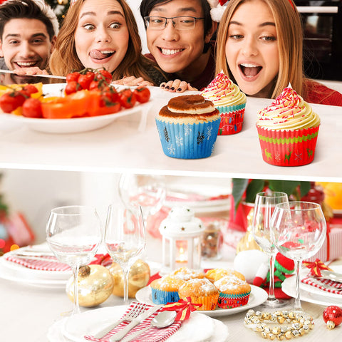 Patelai festive cupcake liners in vibrant colors for tidy presentation