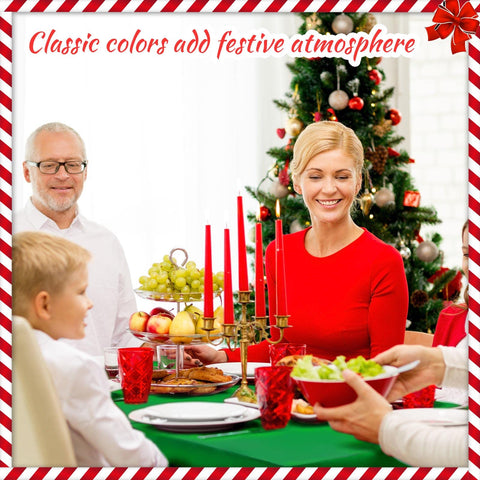 Patelai easy-clean tablecloth simplifies post-event cleanup.