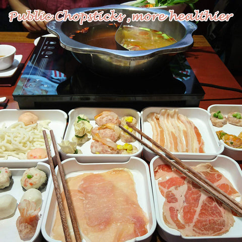 Patelai extra-long chopsticks ideal for hot pot and stir frying.