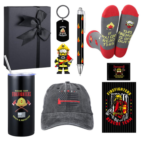 Patelai firefighter tumbler 16oz with lid, ideal for daily beverages