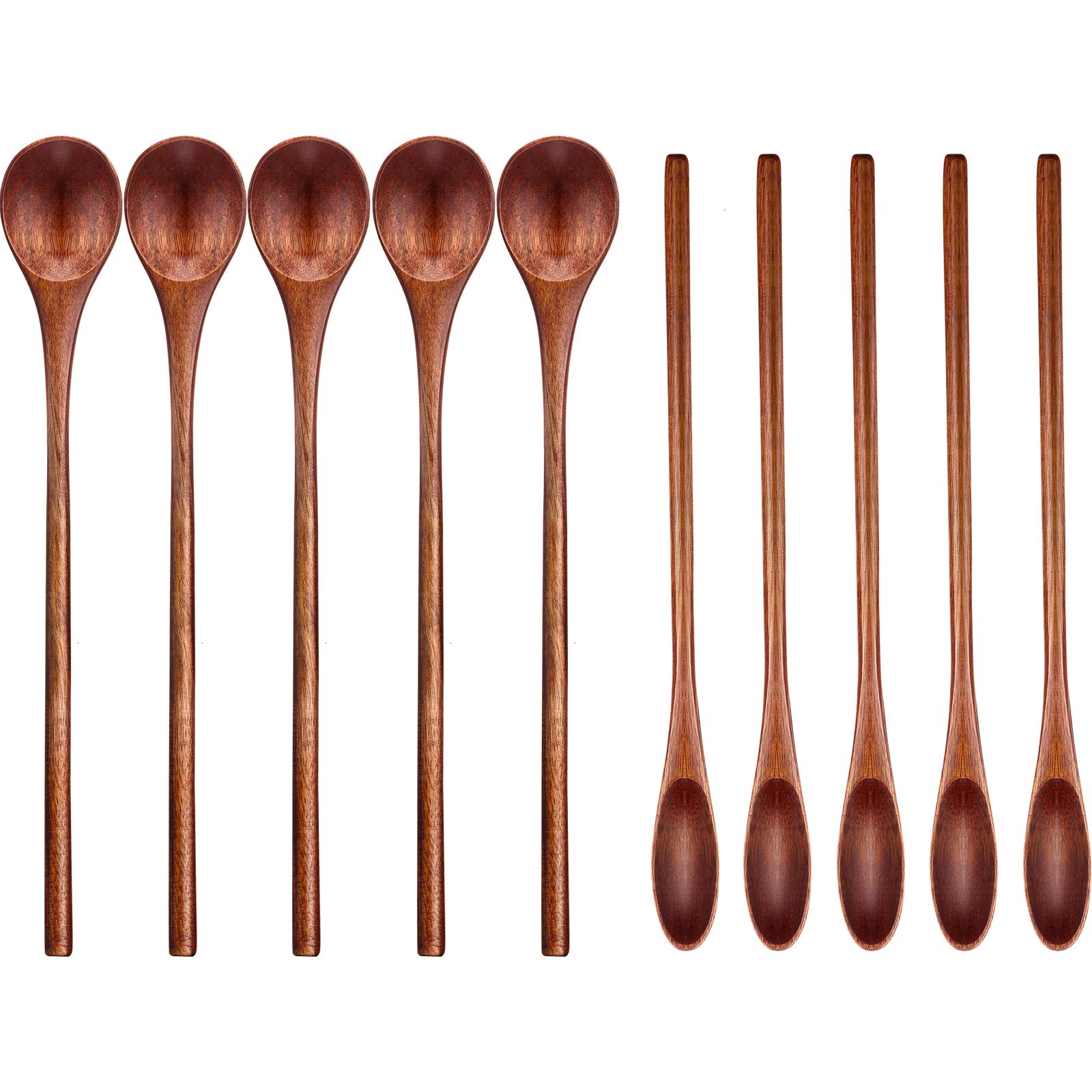 Patelai Kusunoki wooden coffee spoon with long handle for tall mugs.
