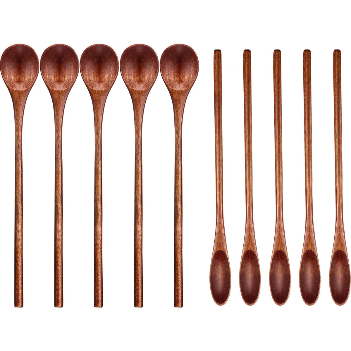 Patelai Kusunoki wooden coffee spoon with long handle for tall mugs.