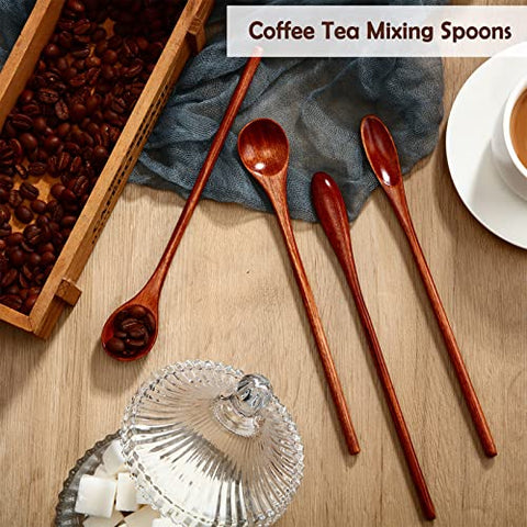 Patelai Kusunoki wooden spoon close-up with smooth burr-free finish for safe stirring.