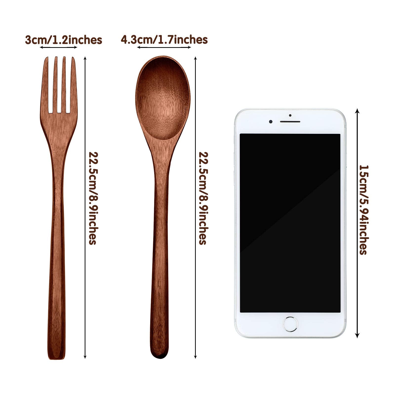 Patelai wooden spoons long handles ideal for hot meals.