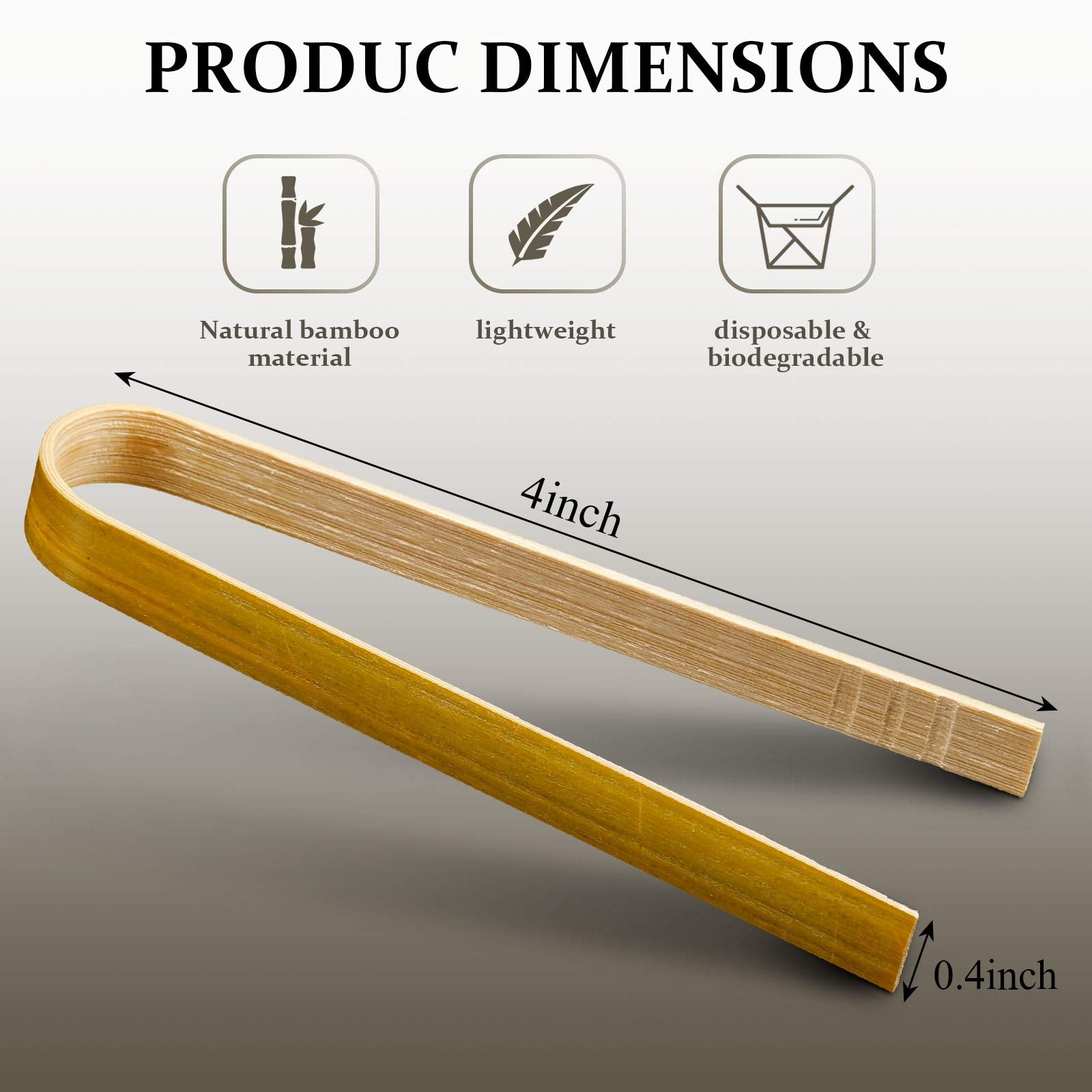 Patelai 4-inch tongs for tea and toast, sturdy and lightweight.