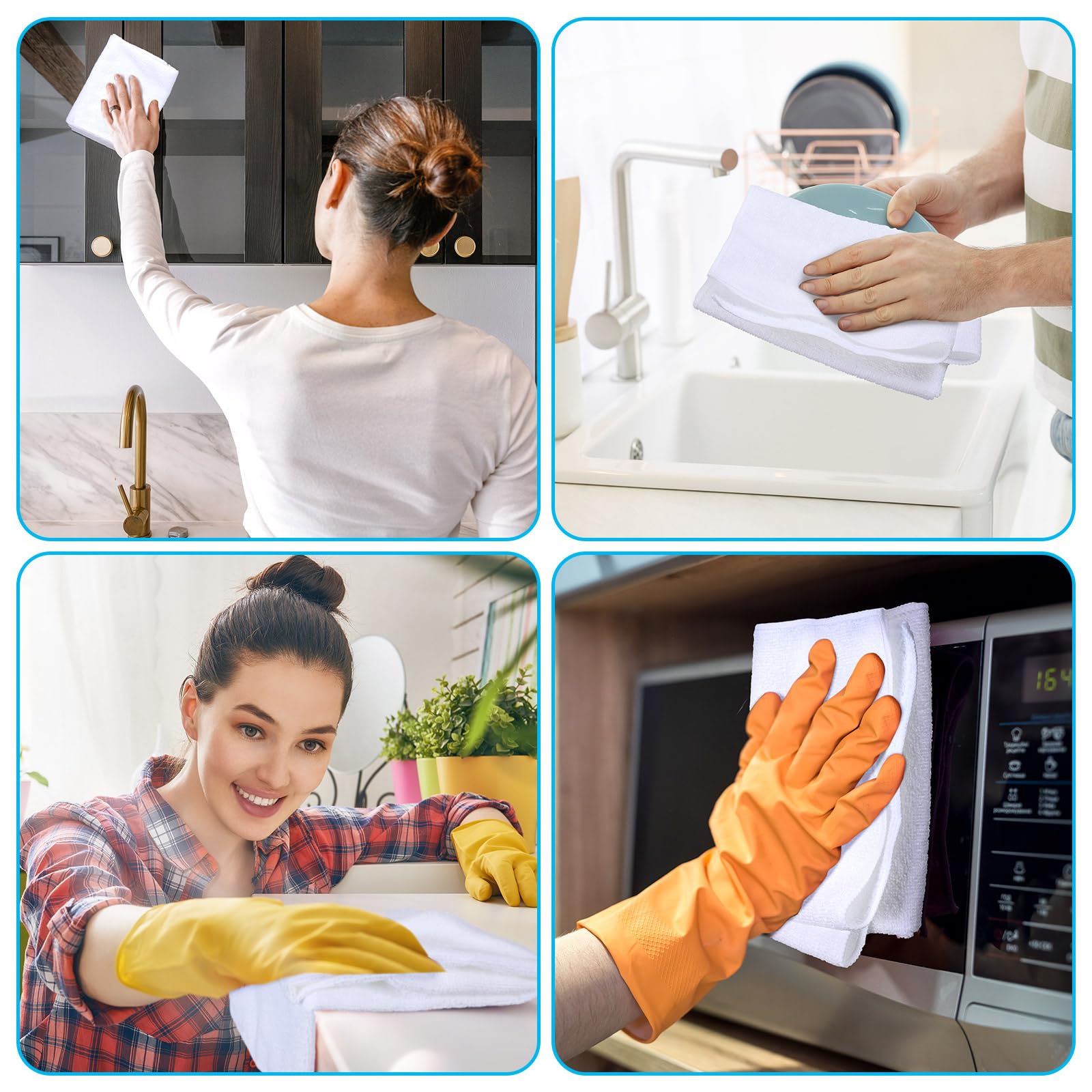 Patelai multi-use dish towel for cleaning dishes and surfaces