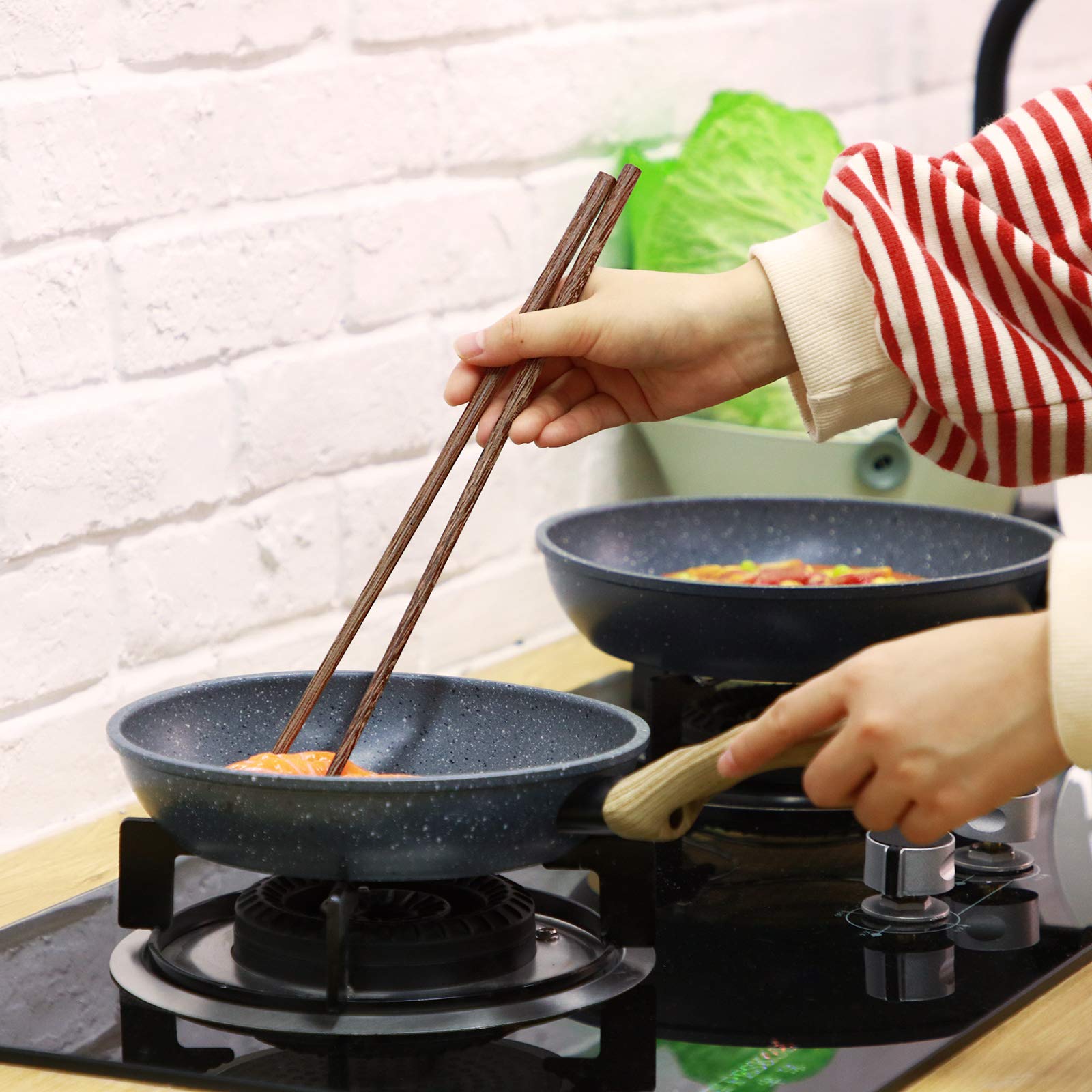 Patelai reusable wooden chopsticks designed to resist deformation.