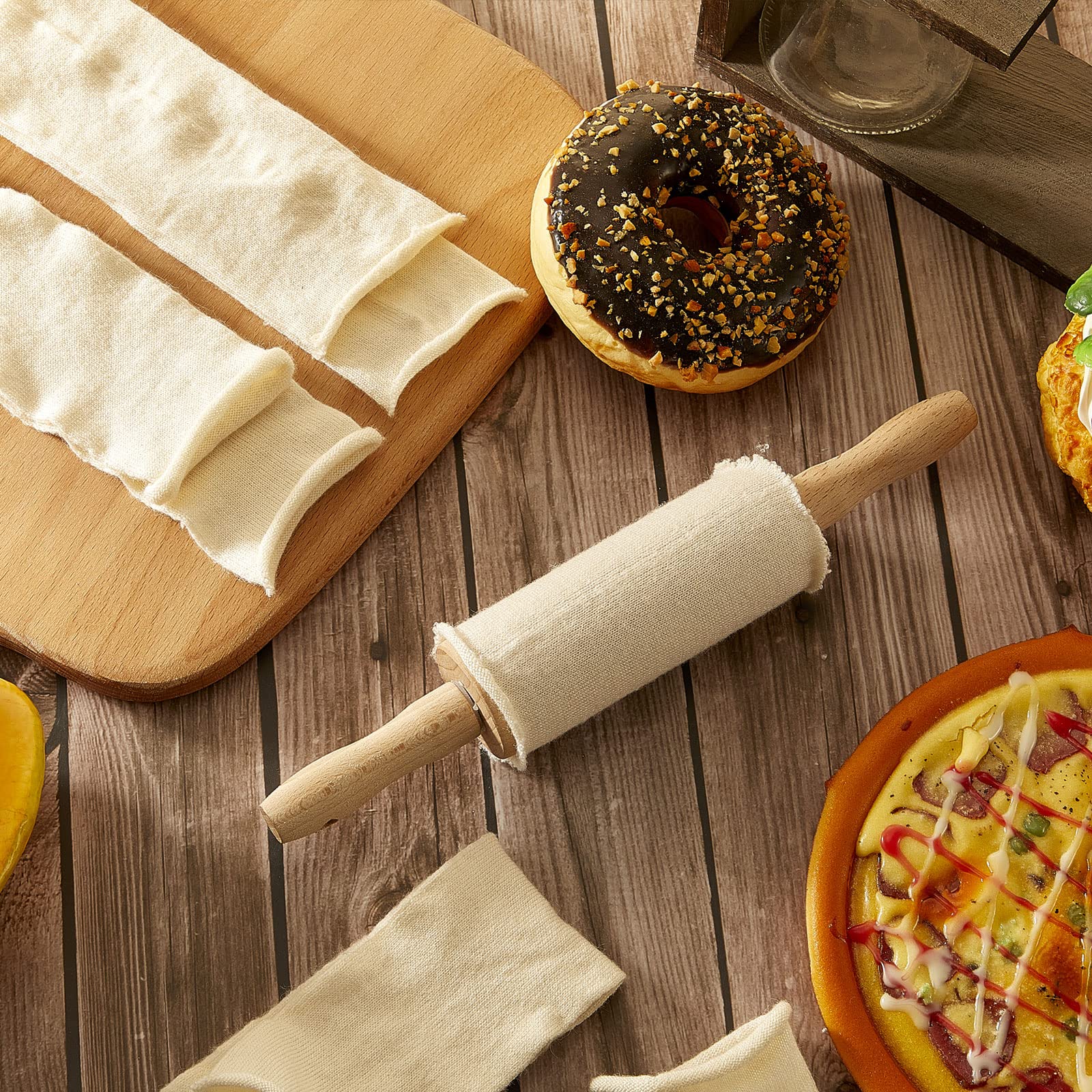 Patelai 14.96 x 1.97 inch rolling pin cover fits most pins