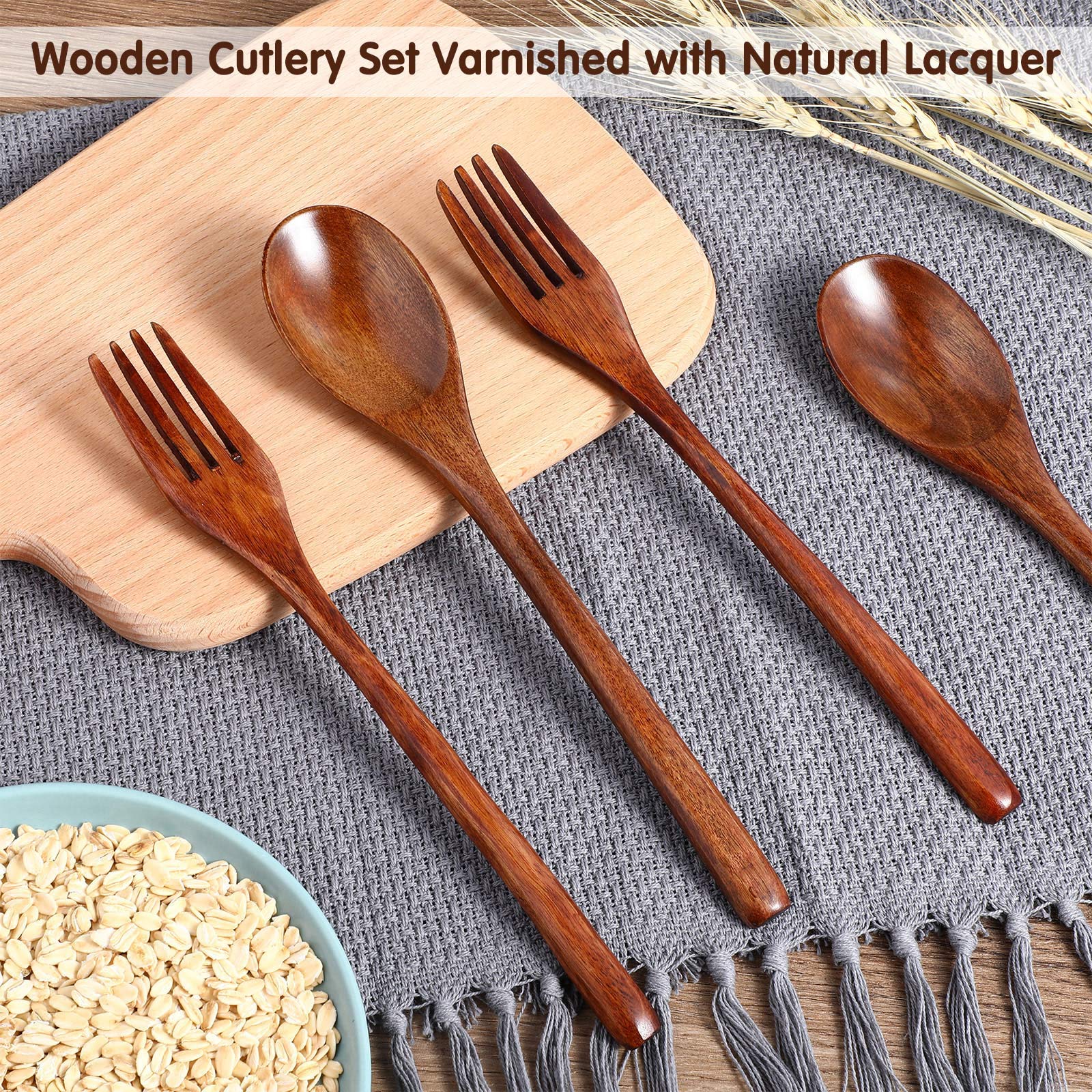 Patelai smooth polished wood surface makes cleaning easy.