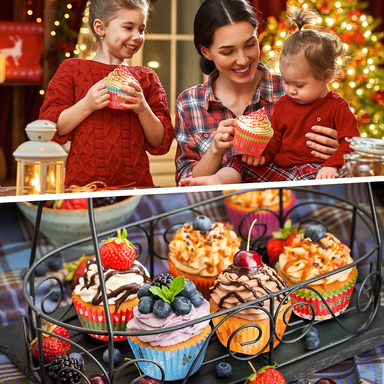 Patelai snowflake-pattern liners create elegant bites for Christmas events and weddings