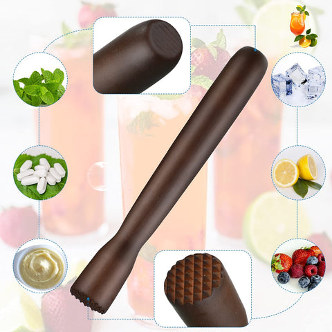 Patelai stainless steel spiral spoon for precise stirring.