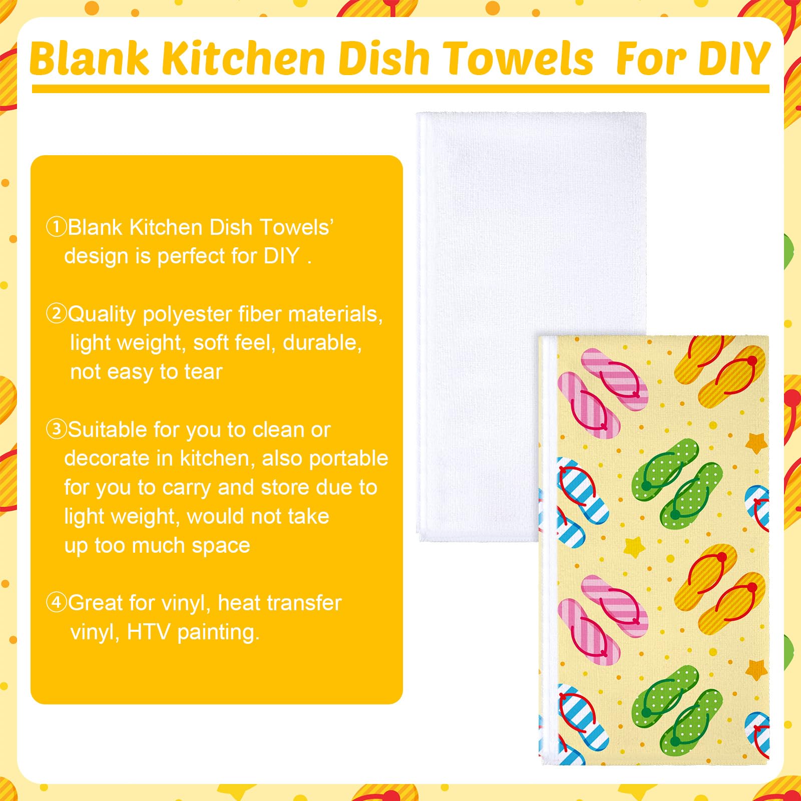 Patelai Sublimation Dishtowel in kitchen-use scene for versatile cleaning and decor tasks.