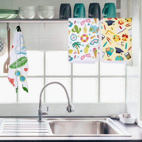 Patelai Sublimation Dishtowel packaged image indicates ready-for-gifting bundles.