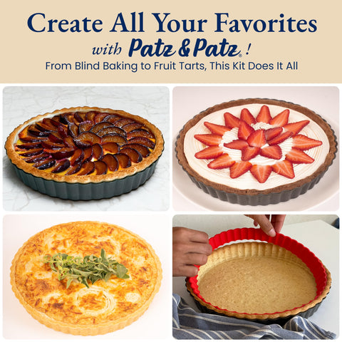 Patz&Patz Baking Dish in oven delivers golden crust detail
