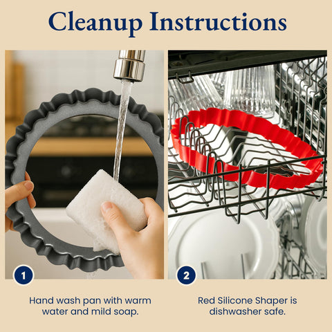 Patz&Patz cleaning-friendly bakeware simplifies post-bake cleanup