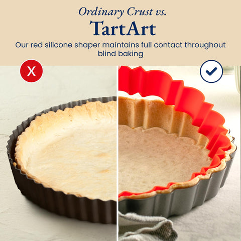 Patz&Patz quiche pan offers professional-looking tarts at home