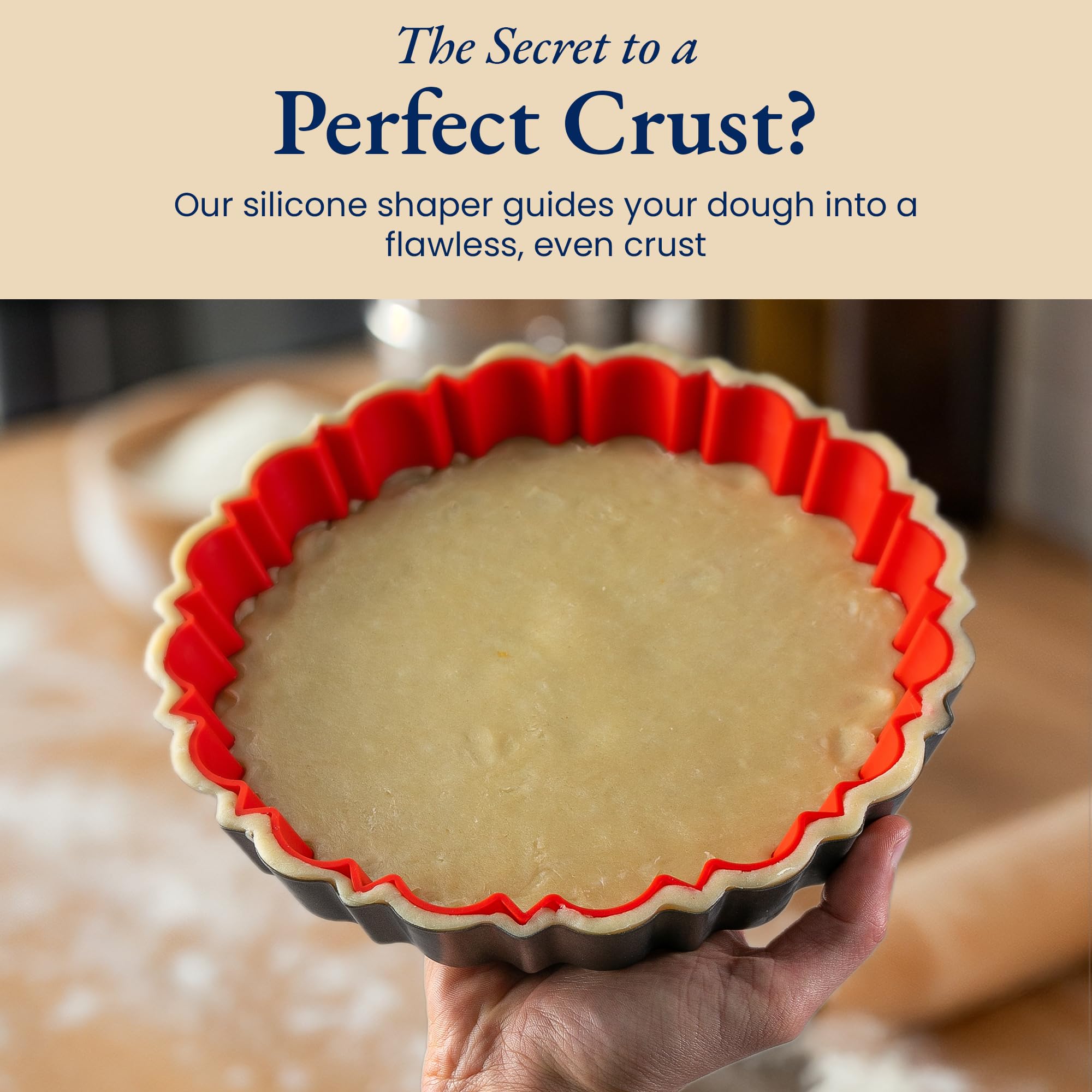 Patz&Patz removable-base tart pan enabling easy, intact lift