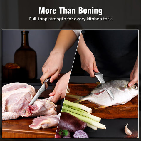 PAUDIN boning knife helps skin fish and trim poultry with ease.