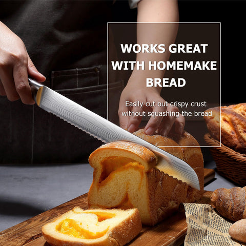 PAUDIN ergonomic handle provides comfortable grip during long slicing sessions