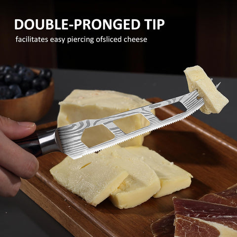 PAUDIN cheese knife blade forged from high-carbon steel for lasting sharpness