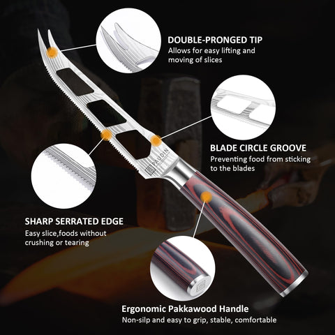 PAUDIN cheese knife backed by a lifetime warranty and support
