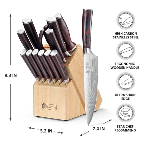 PAUDIN kitchen scissors for herbs and light packaging tasks.