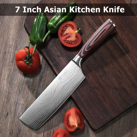 PAUDIN 5Cr15Mov stainless steel blade resists rust and stays sharp.