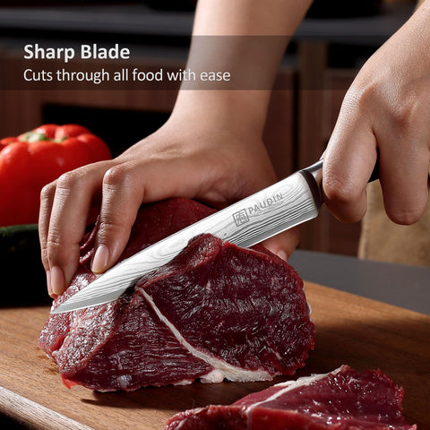 PAUDIN wave-pattern blade adds visual appeal and controlled cuts