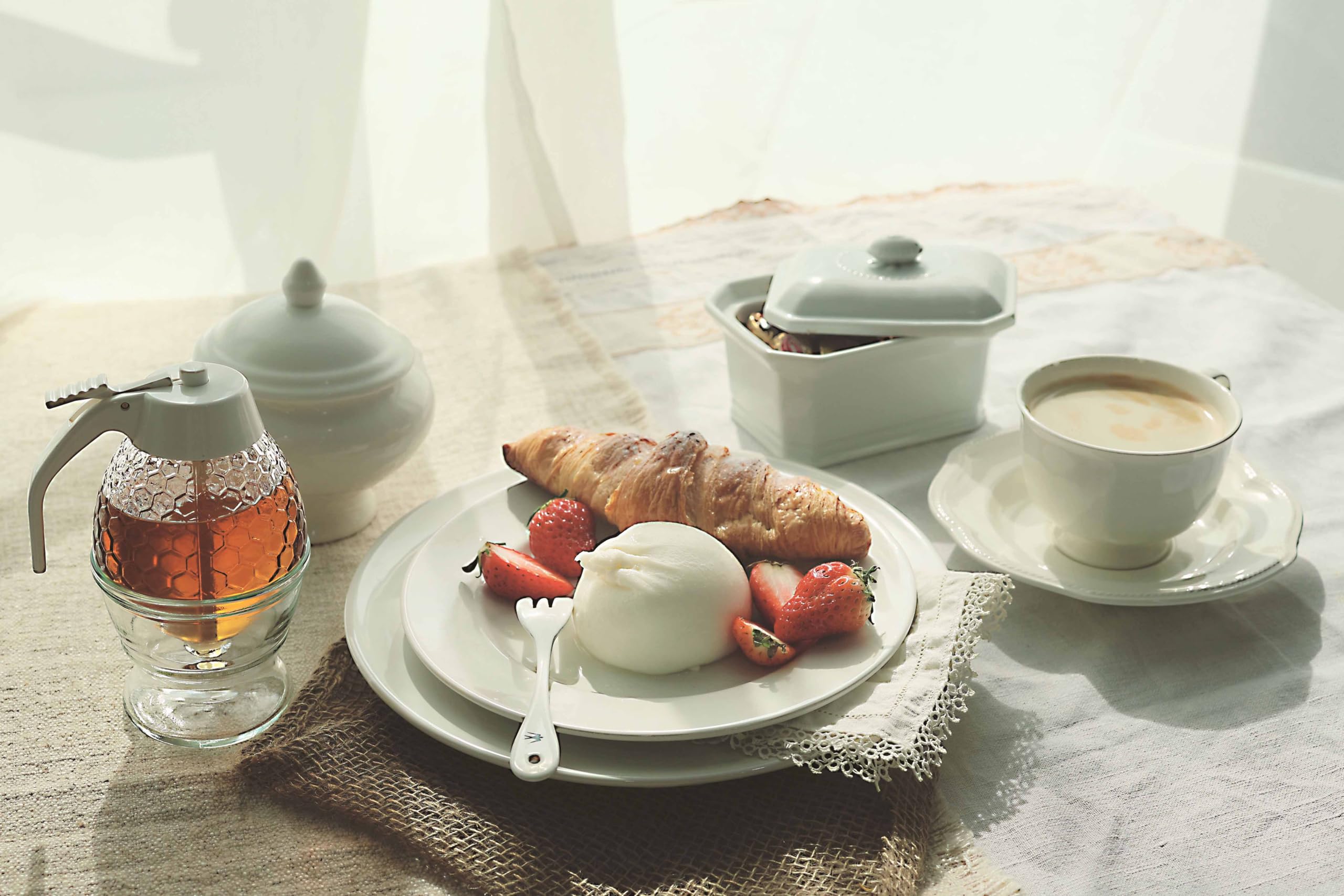 PAULSWAY versatile syrup dispenser suitable for honey and maple syrup