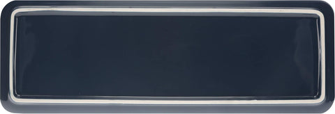 Pavilion Live Love Lake blue tray emphasizes curved edges for safe serving.