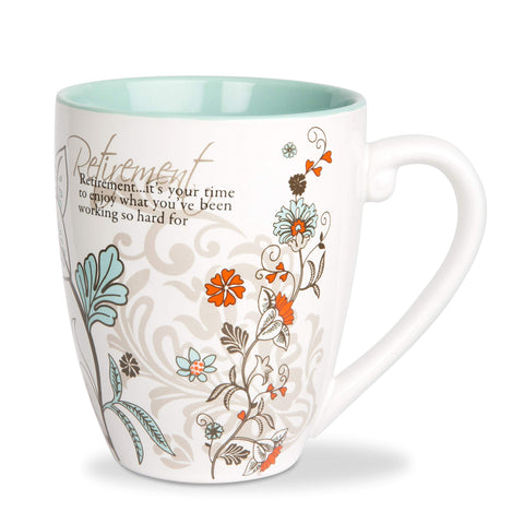 Pavilion mug microwave-safe for quick reheats and convenience.