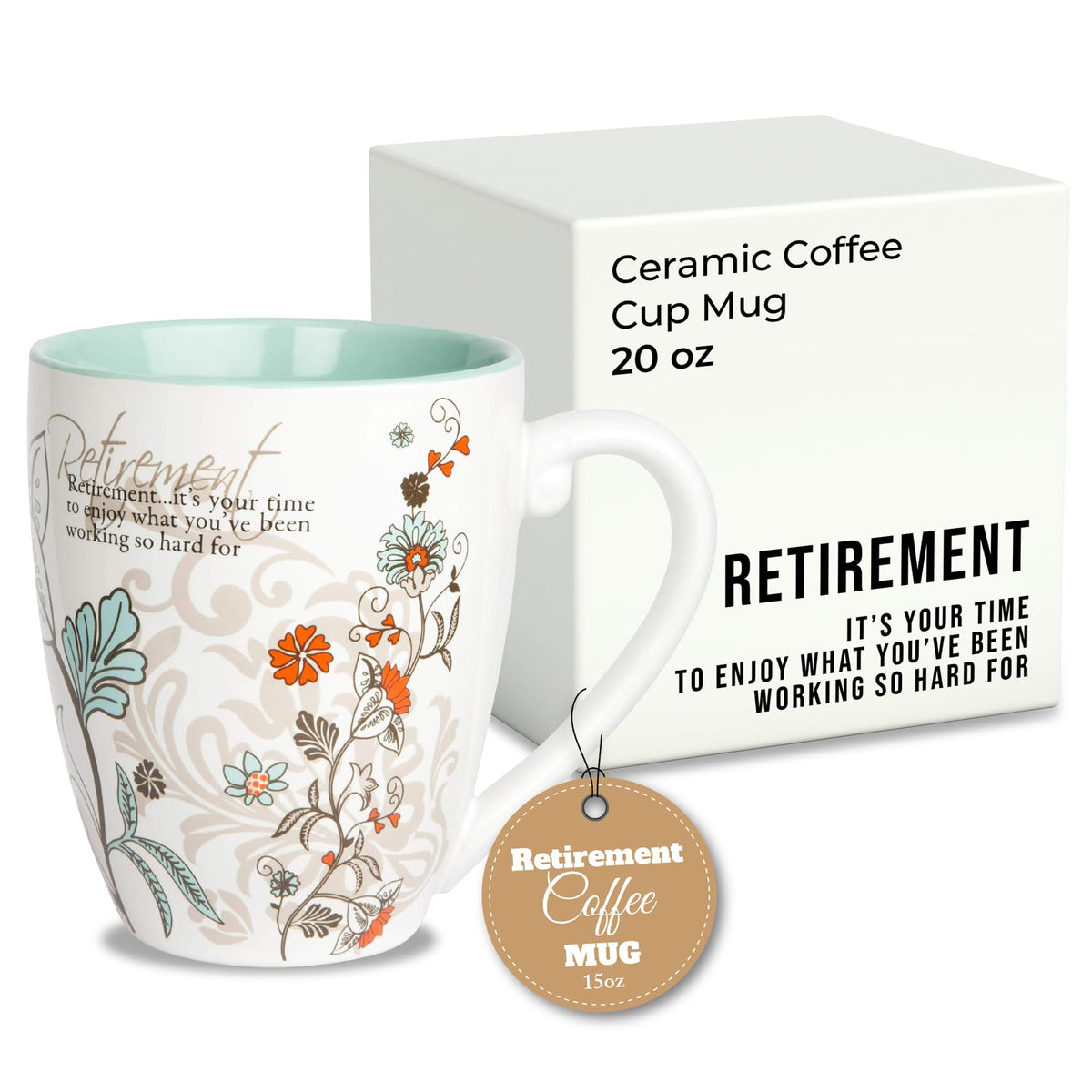 Pavilion Retirement Mug features the retirement quote, ideal for gifting.