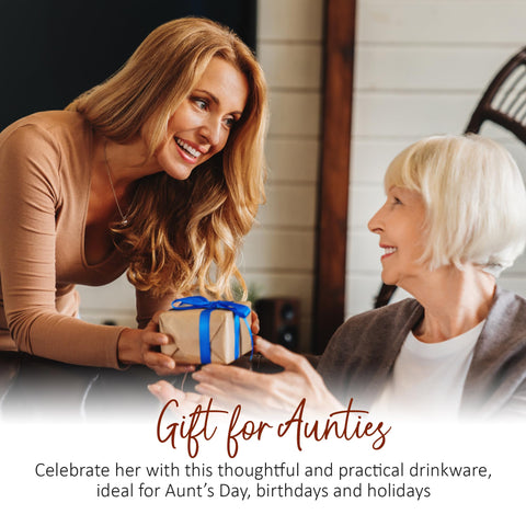 Pavilion Gift Aunt Cup 15oz dishwasher-safe, easy cleaning after daily use
