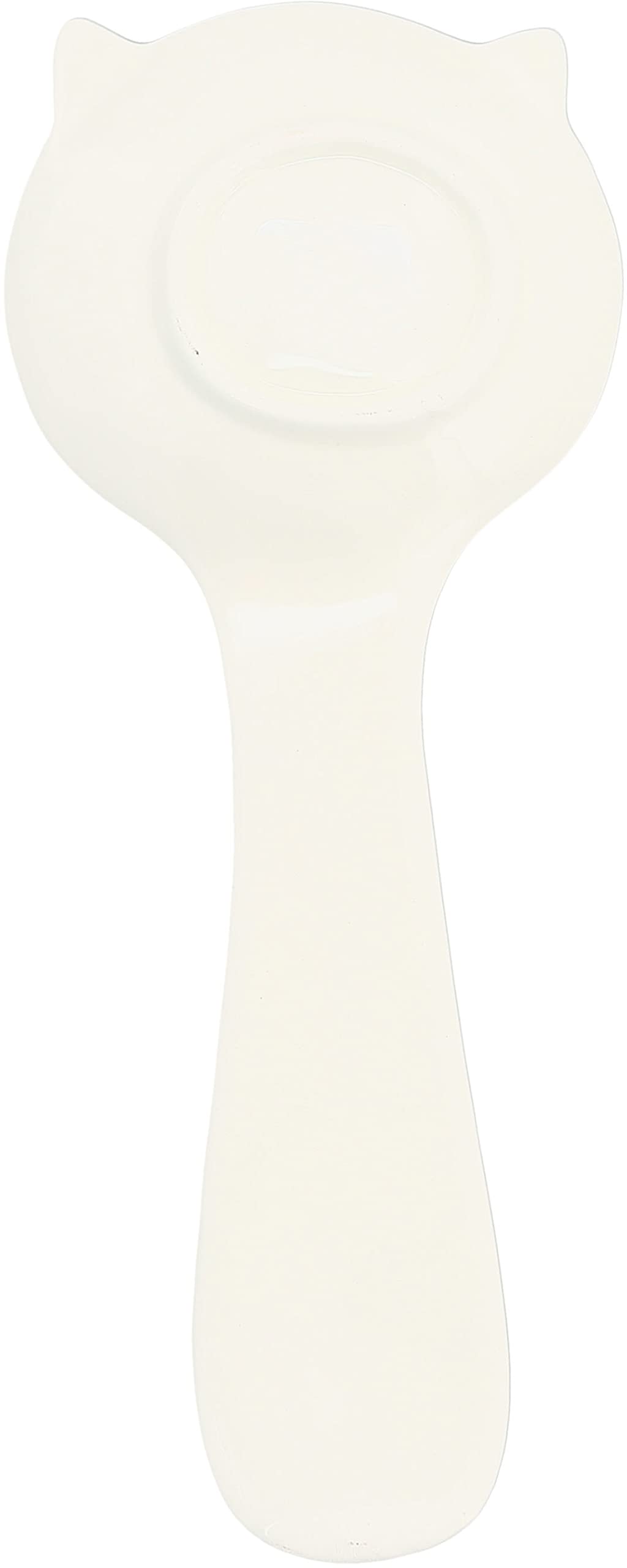 Cat ears and face design on Pavilion Gift Company spoon rest adds playful kitchen charm.