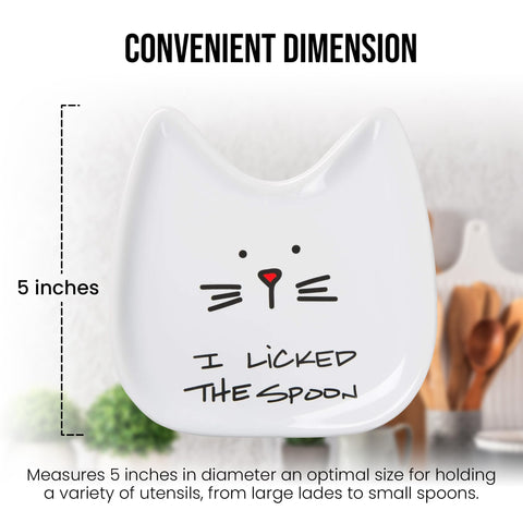 Pavilion Gift Cat Spoon Rest open-faced box makes a charming gift.