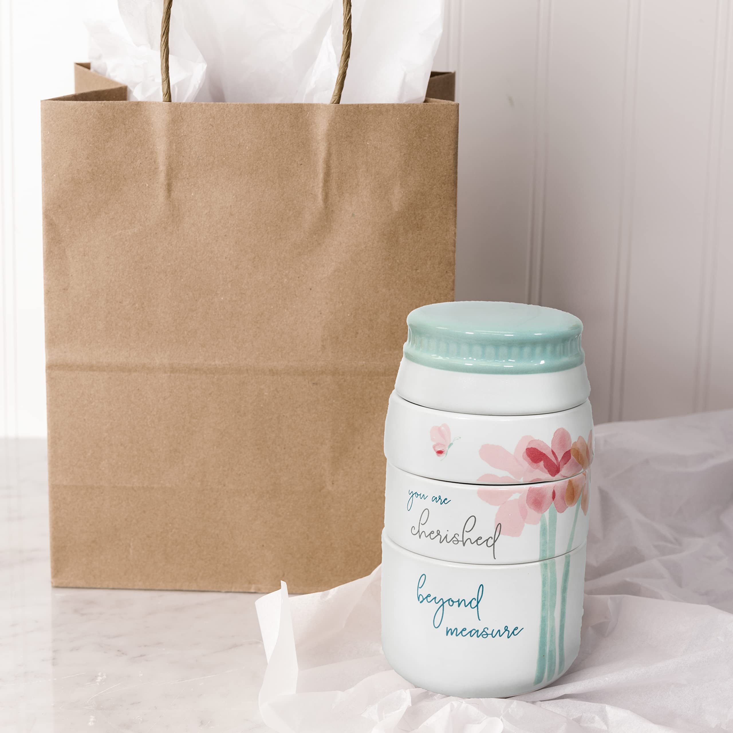 Pavilion Gift Company interior measurement lines aid quick, accurate measuring