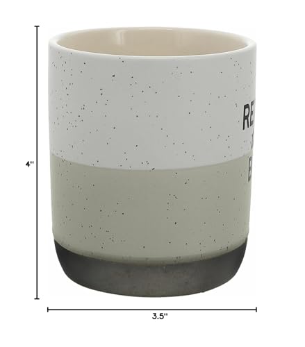 Pavilion Gift Company mug, large handle, comfortable grip and dual-tone glaze