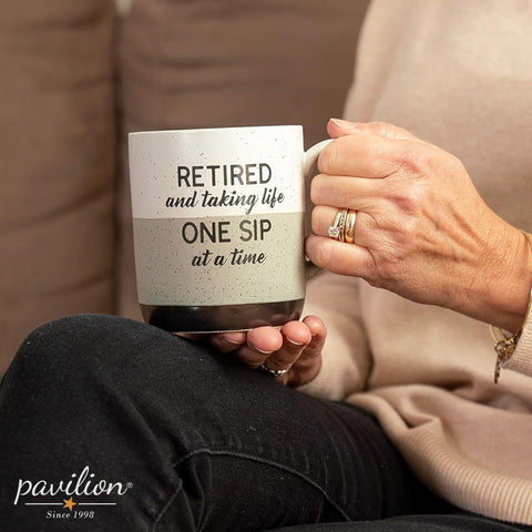 Pavilion Gift Company Retirement Mug dishwasher-safe easy cleaning after use