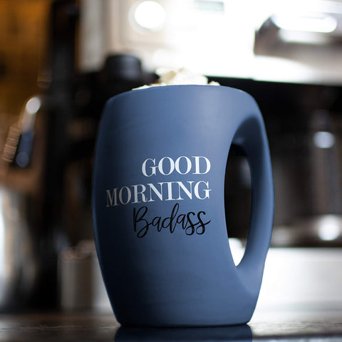 Pavilion Good Morning Badass mug makes a thoughtful gift for fans of bold mornings