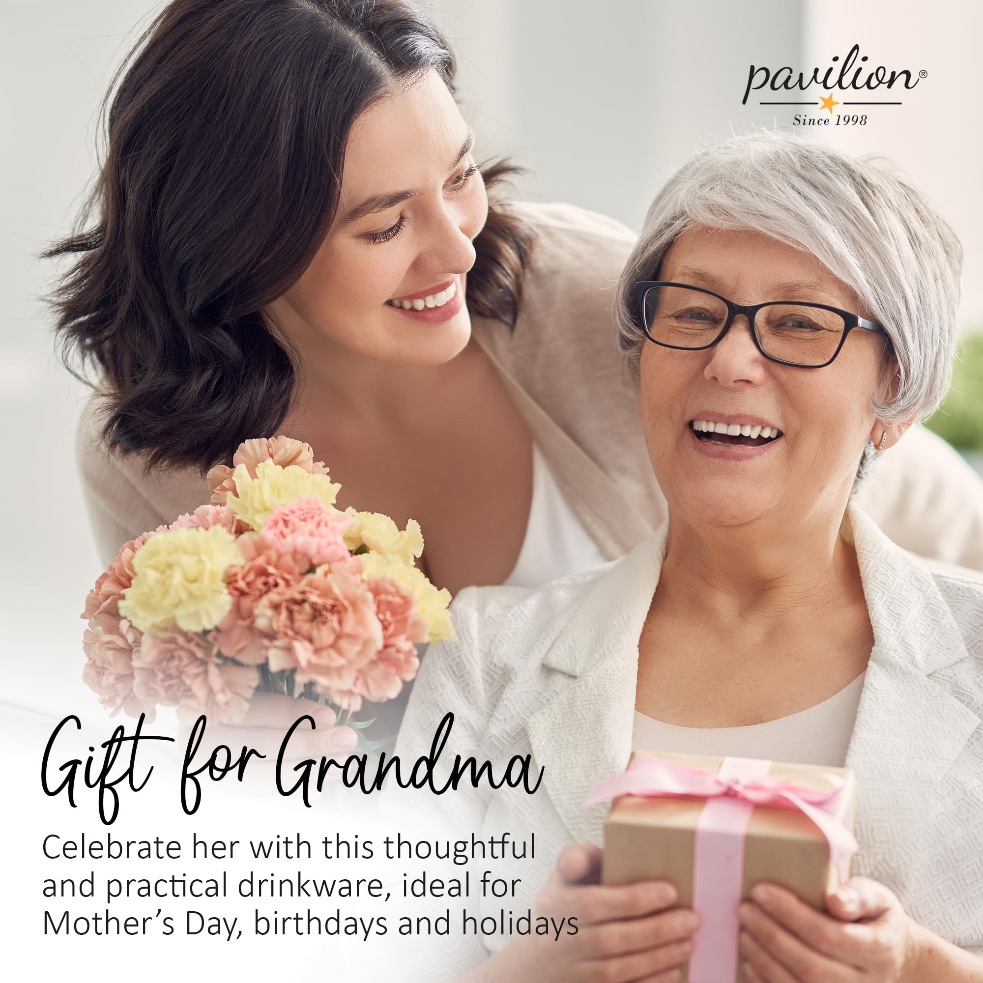 Gift-ready packaging with a heart tag enhances the present-giving moment.